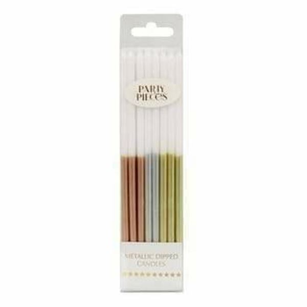 Picture of 16 GOLD SILVER CANDLES